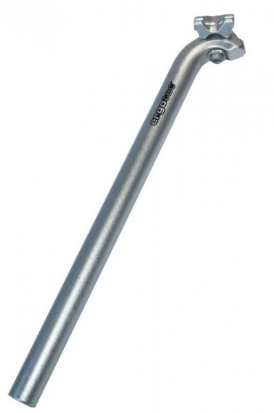 Patentsattelstütze Ergotec Hook &#216; 26,4mm, 400mm, silber, Alu