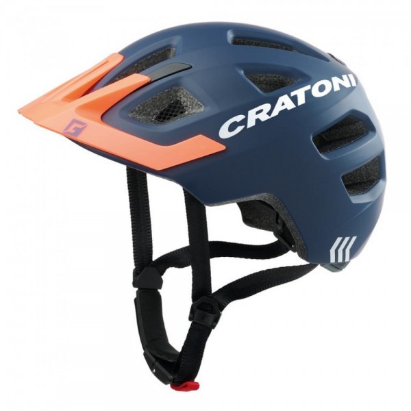 Fahrradhelm Cratoni Maxster Pro (Kid) blau/orange matt, Gr. XS/S (46-51cm)