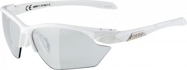 Sonnenbrille Alpina Five HR S VL+ Rahmen white Glas black