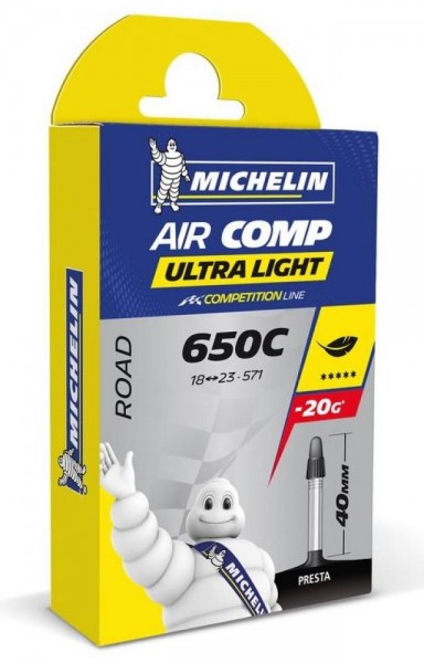 Schlauch Michelin A1 Aircomp Ultralight 28" 18/25-622, SV 40 mm
