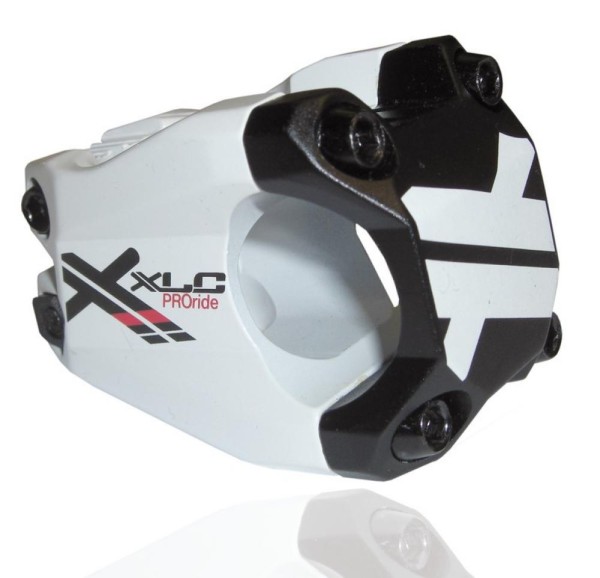 XLC Pro Ride Ahead-Vorbau  ST-F02 weiß/schwarz 15&#176; 1 1/8" &#216; 31,8mm 40mm