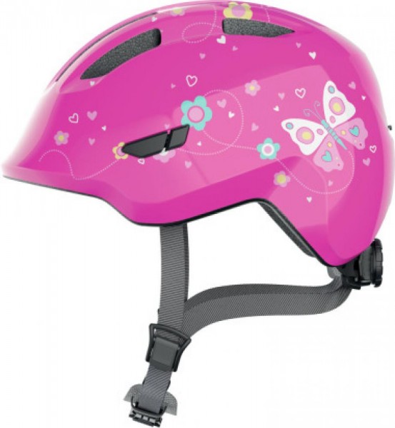 Smiley 3.0 pink butterfly, S= 45-50cm, Abus Helme, 67257