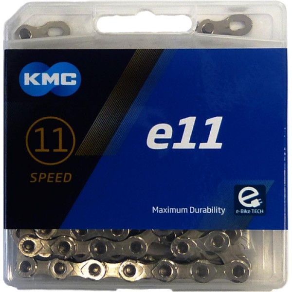 Schaltungskette KMC e11 für E-Bike 1/2" x 11/128", 122 Glieder,5,65mm,11-f.