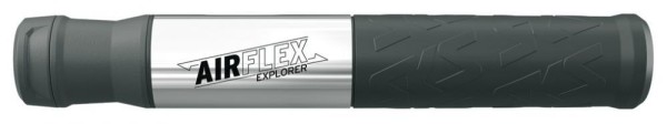 Minipumpe SKS Airflex Explorer silver 205mm, schwarz, Ventilanschluss SV/AV