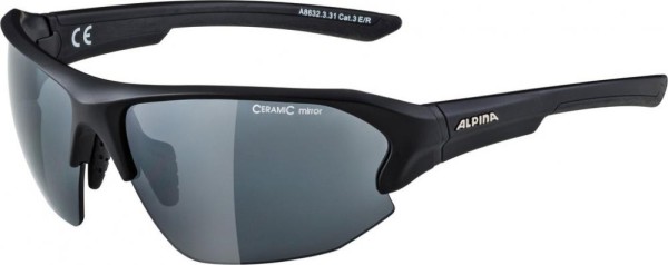 Alpina Sonnenbrille Lyron HR Rahmen schwarz matt Glas sw versp. S3