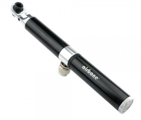 Pumpe mit Ratschenfunktion Airbone 236mm, schwarz, 7 bar, AV