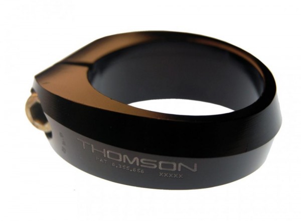 Sattelklemmring Thomson Alu, 31,8mm, schwarz