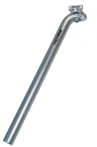 Patentsattelstütze Ergotec Hook &#216; 28,6mm, 400mm, silber, Alu