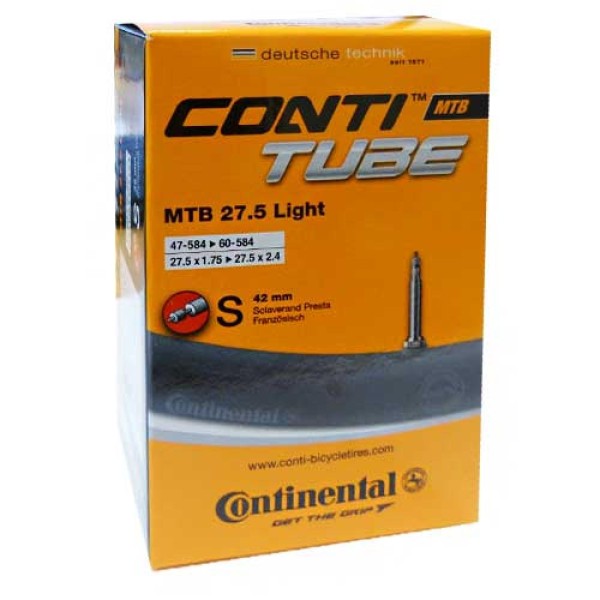 Schlauch Continental Conti MTB 27.5 light 27.5x1.75/2.40" 47/62-584 SV 42mm