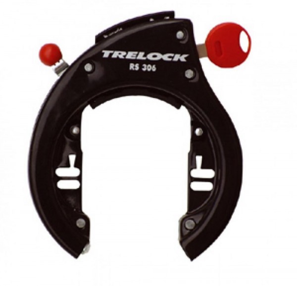Rahmenschloss Fahrrad Trelock Direktmontage RS 306 AZ schwarz abziehbarer Schlüssel