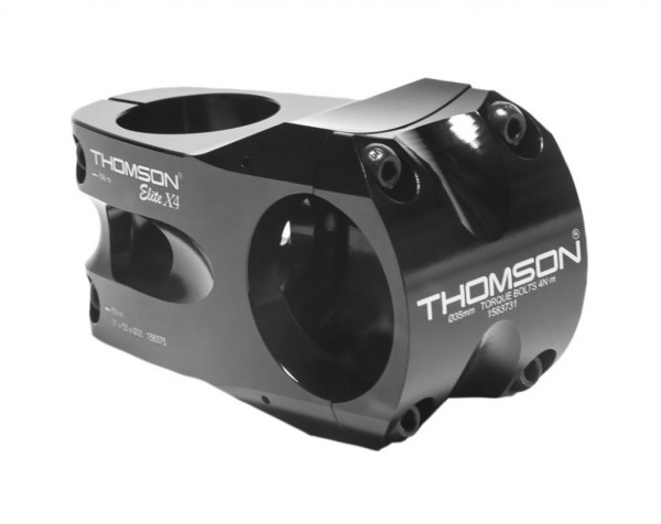 Thomson Ahead Vorbau Elite X4  schwarz 1 1/8" 0&#176; 50mm 35 mm Lenkerkl.