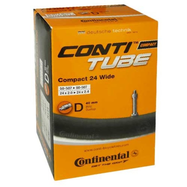 Schlauch Continental Conti Compact 24 wide 24x1.90/2.125" 50/60-507 DV 40mm