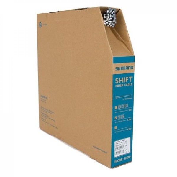Shimano Schaltinnenzug stainless 1.2X2100 Box 100 Stück Schaltzug Bowdenzug