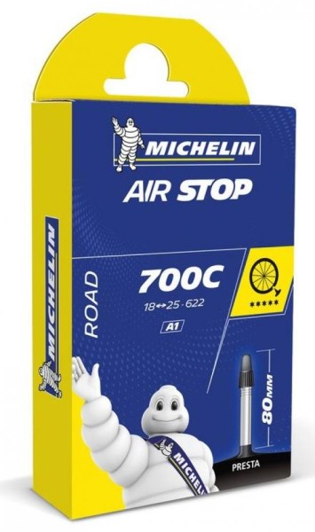 Schlauch Michelin G4 Airstop 18"/20" 37/54-390/406, AV 34 mm