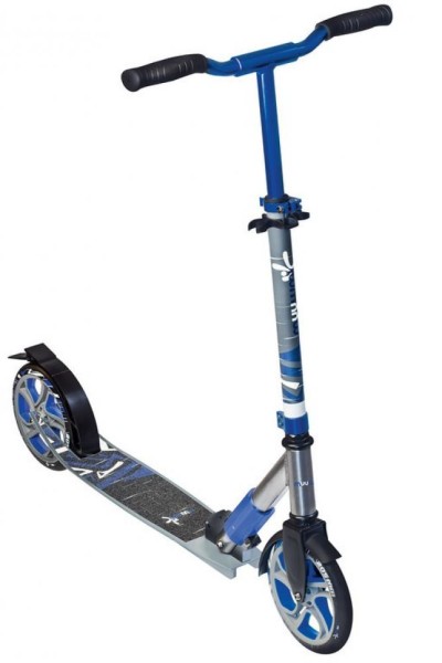 Muuwmi Scooter Deluxe grau/blau 205mm