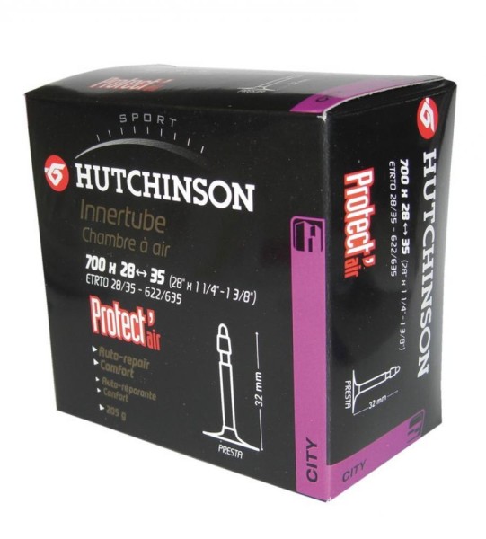 Schlauch Hutchinson Protect Air 28" 700 x 28/35  franz.-Ventil 48 mm