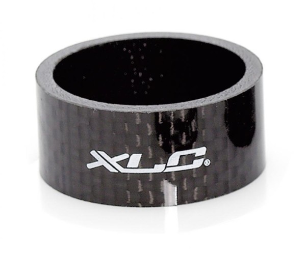 XLC A-Head Spacer schwarz 15 mm, 1 1/8", Carbon