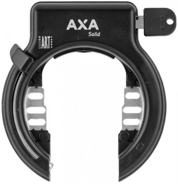 Rahmenschloss Axa Solid  schwarz Rahmenbefestigung Schlüssel nicht abzieh