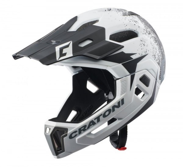 Cratoni Helm C-Maniac 2.0MX MTB weiß/schwarz matt Gr. M/L 54-58 cm