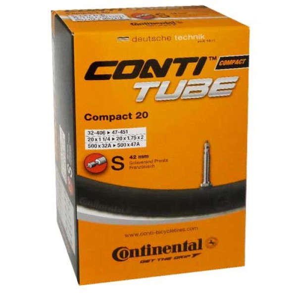 Schlauch Continental Conti Tube 20x1.25-1.75" 32-47/406-451 Compact 20 SV 42mm