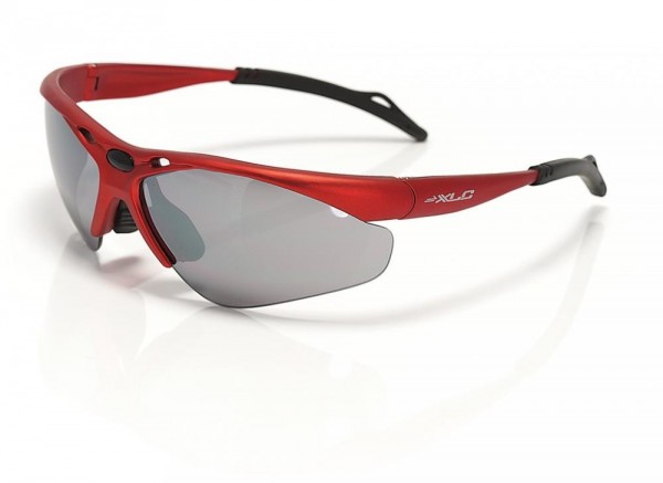 XLC Sonnenbrille Tahiti  SG-C02 Rahmen rot Gläser verspiegelt