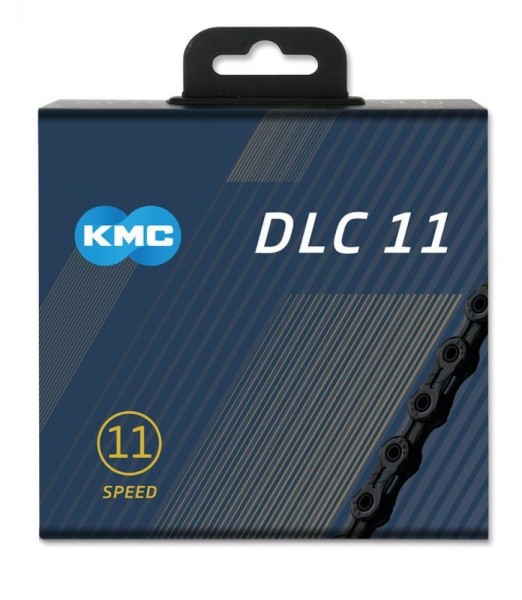 Kette KMC DLC 11 schwarz 1/2" x 11/128" 118 Glieder 5,65mm11-f.
