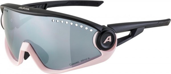 Sonnenbrille Alpina 5W1NG CM+ Rahmen light-rose-black Glas black mir