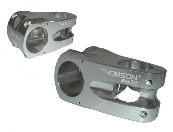 A-Head Vorbau Thomson Elite X4 silber 1-1/8" x 0&#176; x 50mm x 31,8mm Lenkerkl.