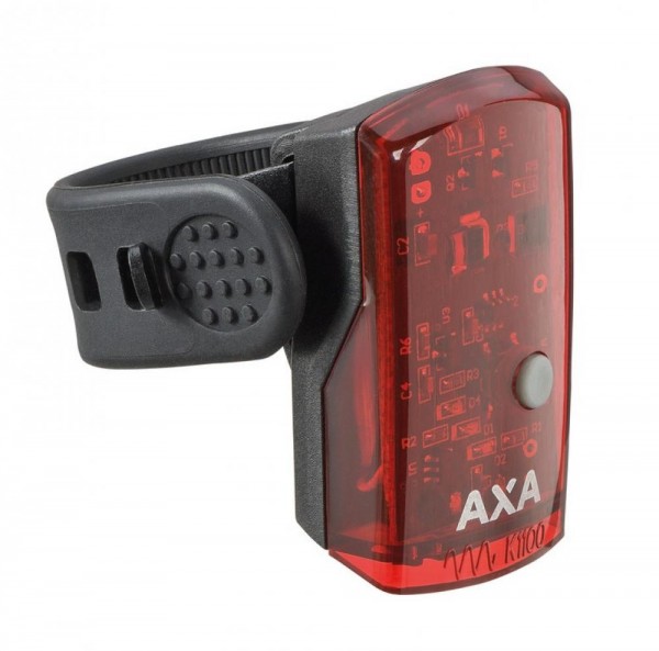 LED Akku-Rücklicht AXA 1-LED schwarz inkl. USB Kabel