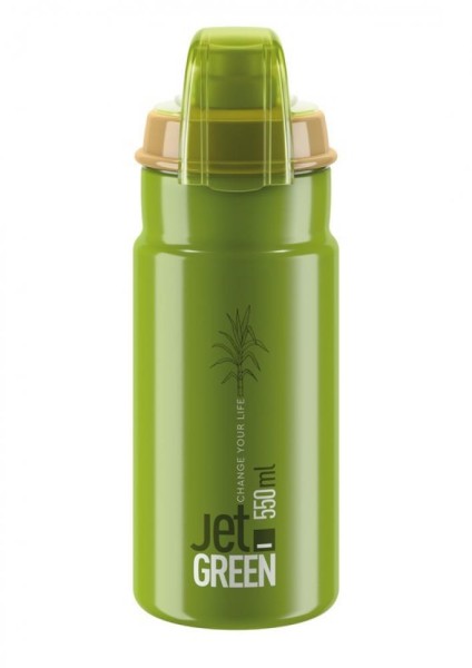 Trinkflasche Elite Jet Green Plus 550ml, grün/oliv
