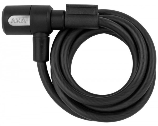 Spiralkabelschloss AXA Newton 150 Länge 150cm &#216;10mm schwarz
