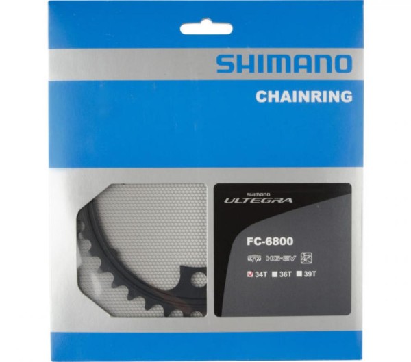 Shimano Kettenblatt ULTEGRA FC-6800 34 Z. 11x2-fach für 50-34z Lk. 110mm Alu