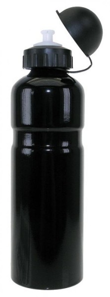  Messingschlager Trinkflasche Alu 750ml schwarz mit Deckel