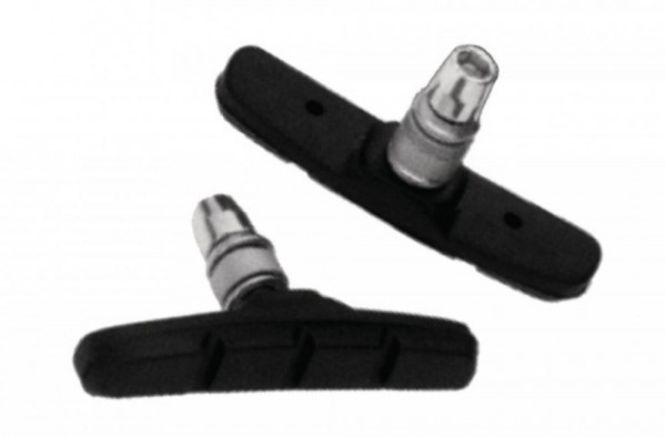 Bremsschuh Fibrax, V-Brake Stift, symm, schwarz, 60mm, 1 Paar, für Alufelge, Fasi, SH 710