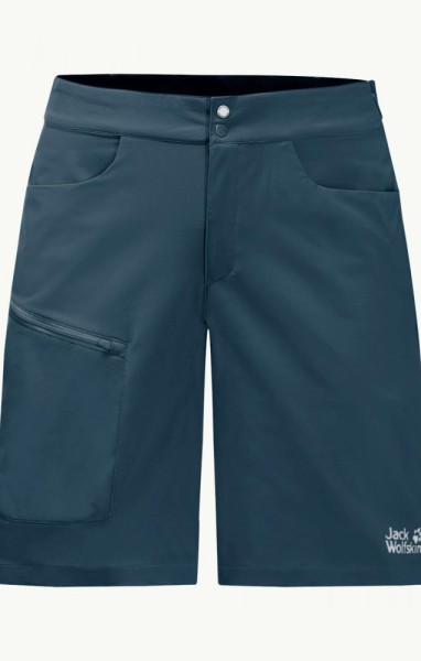 Jack Wolfskin Tourer Shorts M Synthetic Fiber Shorts Dark Sea Größe 56
